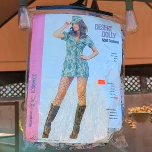 Mini Dress Costume - Green